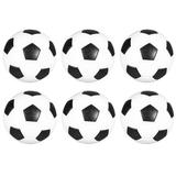 Frcolor Soccer Table Balls Official Tabletop Black White Mini Replacements Footballs Game Ball Foosball Replacement Tournament