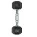 3lbs Hex Dumbbell Barbell Hex Black Dumbbells Free Weights with Metal Handles for Home Gym Lifting Weights for Women Men