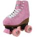 Quad Roller skates for Girls size 5.5 Pink Derby 4-wheel Rollerskates