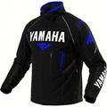 Yamaha 220-01414-49-13 Jacket Mens Octane Black/Blue Large; 220014144913