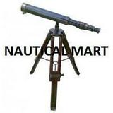 Nauticalmart Home Decor Brass Floor Standing Telescope with Antique Finish with Tripod Floor Stand