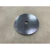 35 Lb Olympic Weight Plates Set of 2 with 2 Center Hole