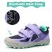 Mishansha Kids Sneakers Boys Girls Hiking Shoes Lightweight Velcro Tennis Shoes Toddler Running Walking Gym Purple 13 little_kid