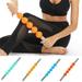 Cheers.US 5 Rotating Balls Restore Pressure Point Muscle Roller Massage Stick