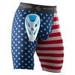 Shock Doctor Sport Compression Short With Flex Cup Flag Adult Small