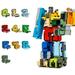 10 in 1 Digital Deformation Robot Digital Puzzle Building Block STEAM Education Building Block Toys Gift for 7 8 9 10 11 12 13 Years Old Kids Boys & Girls