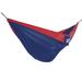 Vivere Double Parachute Nylon Hammock in Navy and Red