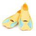 Portable Non-Slip Kids Beginner Swim Fins Swimming Equipment Scuba Diving Fins Snorkeling Foot Flippers XXXS YELLOW & BLUE