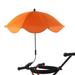 Chair Umbrella With Clamp Portable Golfs Carts Wheelchairs Universal Rainproof Stroller Accessories UPF 50+ Sunshade Umbrella