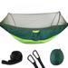 Parachute Cloth Automatic Quick-opening Tent-type Outdoor Camping Mosquito Net Hammock Tree Straps And Heavy Carabiner For Camping Backpack Trekking Survival Travel Backyard Beach