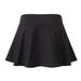 Women s Quick Drying Sports Short Skirt Badminton Table Tennis Skirt High Waist Golf Training Safety Black Skirts Black L