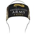 Zan Headgear Flydanna Headband U.S. Army Camo Logo (OSFM Black U.S. Army Camo Logo)