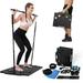 BARWING Portable Home Gym Full Body Workouts Equipment Resistance Workout Set for Home Office or Outdoor with Resistance Bands and Fitness Board Push-up Handle