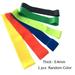 1PCS Yoga Resistance Bands Stretch Ring Shape Elastic Loop Leg Strength Training Random Color