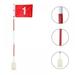 Portable Golf Flag with Cup Golf Backyard Target Flag Designed to Simulate Live Playing Conditions by Tour Gear