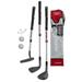 Franklin Sports Kids Plastic Golf Set - Adjustable Youth Clubs - Red