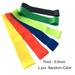 Prettyui 1Pc 0.9mm Yoga Resistance Band Indoor Outdoor Fitness Strength Training Latex Elastic Resistance Strap