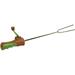 Hog Wild Reel Roaster 27 - For Marshmallows Hot Dogs Camping Barbeques Fire Pits & More - Stainless Steel Extendable Rotating Skewer - Kids & Adults 8+