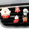 TENCE Car Air Outlet Perfume Clip Conditioning Christmas Santa Claus Ornaments Decor