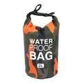 Portable Swimming Waterproof Bag Dry Sack Storage Pouch for Boating - Orange Camouflage - 2L - Single Shoulder - by ROBOT-GXG