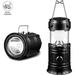 Solar Lantern Flashlights Charging for Phone Rechargeable Camping Lantern Led Collapsible & Portable for Emergency Hurricanes Power Outage Storm School Emergency Lighting