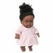 qucoqpe Mini Black Baby Doll Set - 8 Inch African Doll Set |Realistic Baby Doll Black Girl and Boy Baby Doll | Baby Dolls for 2 Year Old Girls | Doll Baby Toy for Toddlers | Toddler Baby Doll