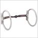 73AI Hilason Stainless Steel Tack Horse Snaffle Bit 5 Sweet Iron Mouth