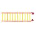 Speed Agility Ladder with Flat Rung Footwork Ladder for Men Women Speed Training Strength Train Equipment Yellow