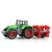 1pc Mini Bulldozer Models Construction Excavator Dump Truck Educational Toy Farmer Vehicle Engineering Car Model Model Car Toys Tractor Toy TRACTOR GREEN