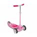 Radio Flyer Grow With Me Beginner Kick Scooter for Ages 2-5 up to 50 lbs in Pink