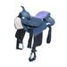 14 Western Horse Cordura Trail Barrel Pleasure Horse Saddle Purple 49104BK