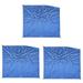 CLAM Quick-Set Screen Tent Wind & Sun Panel Accessory Only Blue (3 pack)