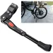 iSKYS Bicycle Adjustable Aluminium Alloy Bike Bicycle Kickstand Side Kickstand Fit for 20 24 26 - Black