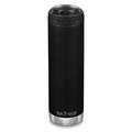 Klean Kanteen TKWide Insulated Coffee Tumbler with CafÃ© Cap - Stainless Steel Coffee Tumbler - 20 Oz Black