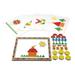 Melissa & Doug Deluxe Wooden Magnetic Pattern Blocks Set - Educational Toy With 120 Magnets and Carrying Case