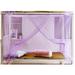 Carlendan Bed Canopy Mosquito Net Twin Full Queen King Size Netting Fly Insect Protection