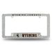 Rico Industries Wyoming College 12 x 6 Chrome All Over Automotive Bling License Plate Frame Design for Car/Truck/SUV