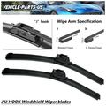 Erasior 26 in & 26 in Windshield Wiper Blades Fit For Land Rover Range Rover 2005 26 &26 Premium For Car Front Window J U HOOK Wiper Arm (Pack of 2)