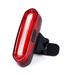 Bike Tail Light USB Rechargeable - Super Bright 50 Lumens LED Bicycle Rear Light Easily Clips on as a Red Taillight for Optimum Cycling Safety