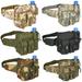 SPRING PARK Unisex Waist Bag Fanny Pack Waterproof Utility Belt with Water Bottle Holder Suitable for Hiking & Mountaineering & Camping & Riding & Fishing & Shooting