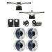 Core 6.0 Longboard Trucks Wheels Package 65mm x 44mm 83A Clear