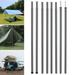 Nyidpsz Adjustable Universal Tent Poles Telescoping Tarp Poles Bars Iron Awning Support Rods for Camping Canopy Awning Shelter