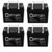 12V 35AH SLA INT Battery Replaces Pride Jazzy Select 6 Ultra - 4 Pack