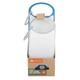 Ozark Trail LED 160 Lumens Thin Aluminum Frame Lanterns with 6 AAA Batteries 2 Pack Silver and Blue