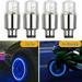 PENGXIANG 4x LED Wheel Tire Valve Caps Light Neon Lamp Waterproof For Car Bike Motorcycle for Car Bike Bicycle-Blue