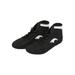 Lacyhop Unisex-child Sports Lightweight Round Toe Fighting Sneakers Kids Training Breathable Rubber Sole Combat Sneaker Comfort Ankle Strap Boxing Shoes Black-1 9
