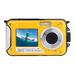 Underwater Camera for Snorkeling Full HD 1080P 30MP Waterproof Rechargeable Dual Screen Camera Point and Shoot Camera for Kids Students Teens with 16X Digital Zoom