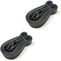 HQRP 2-Pack 700c Bike Tubes Presta (French) valve for Trek 720 / 7.2 FX / 7.3 FX / 8.4 DS / 8.5 DS /ALLANT