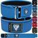 RDX RX1 4â€� Weight Lifting Belt Lumbar Support with Auto Lock for Powerlifting Strength Training Crossfit - BLUE - EXTRA LARGE