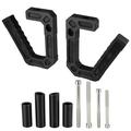 Unique Bargains 1set Car Front Grab Handles Aluminum Alloy Car Grab Handle Kit for Jeep Wrangler JK 2007-2018 Black